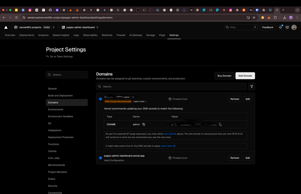 Connect GitHub to Vercel