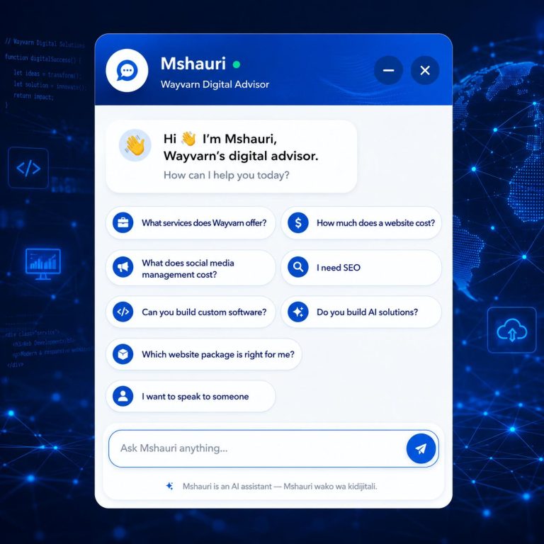 Meet Mshauri – AI Digital Advisor